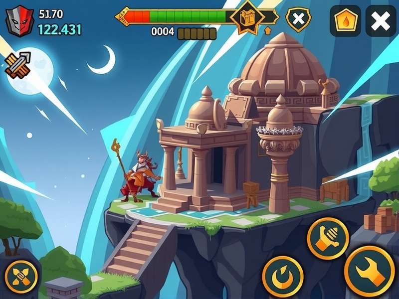 Temple Legend Quest Game Screenshot